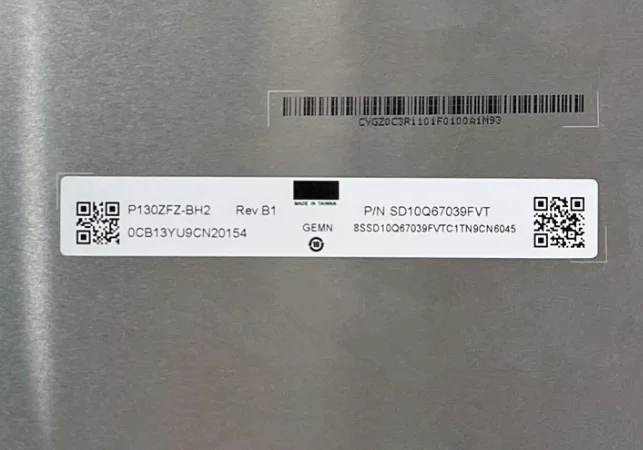 P130ZFZ-BH2 13.0'' Laptop LCD Screen Panel Matrix For Lenovo Thinkpad X1 Nano Gen 1 Gen 2 Gen 3 Non-Touch 2160*1350 EDP 30 Pins