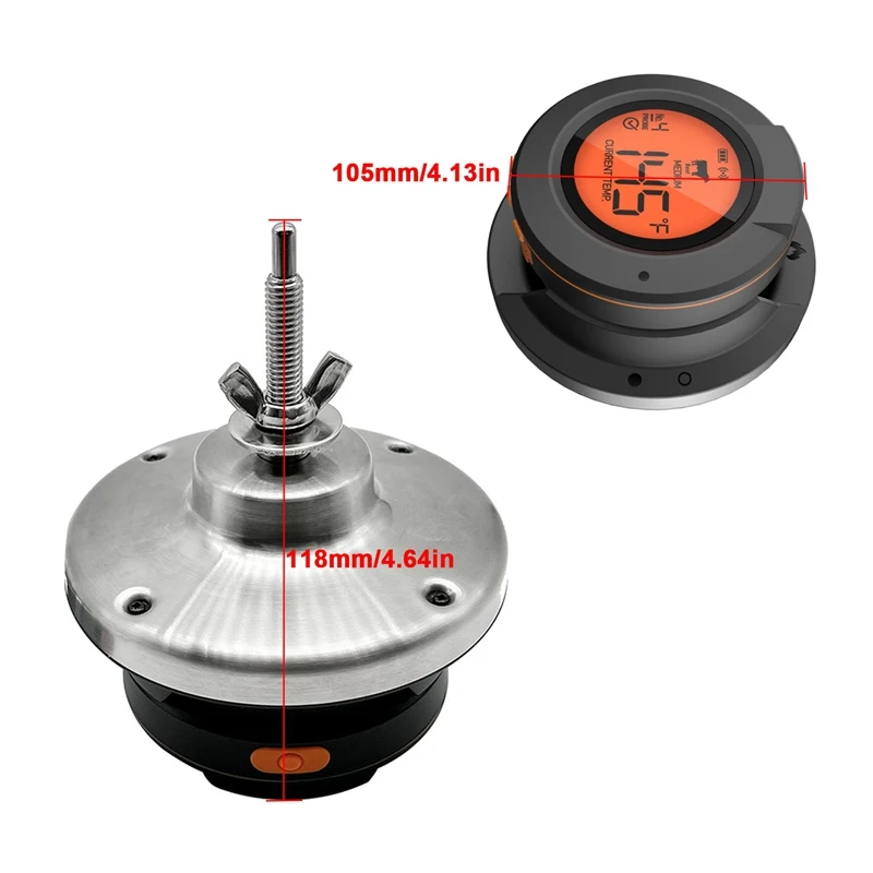 2025 New Wireless Bluetooth Barbecue Electronic Smart Oven Thermometer Kitchen Food Barbecue Thermometer