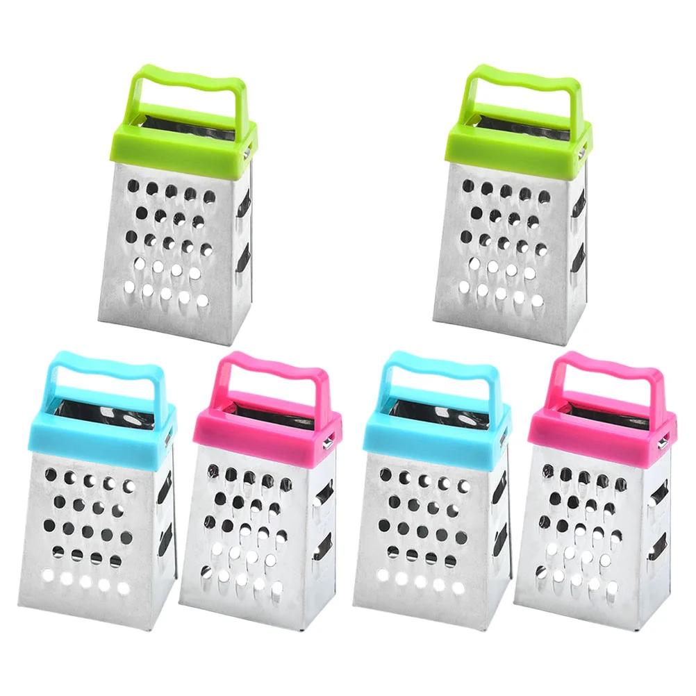 

6 Pcs Radish Mini Grater Vegetables Carrot Shredder Plastic Cheese Graters Small