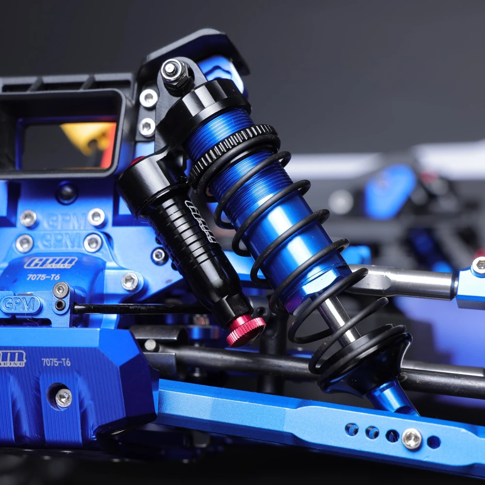 GPM for Traxxas 1/8 Sledge 4WD Monster Truck 95076-4 RC Car Metal Alu Alloy 128mm Negative Pressure Front Shock Absorbers 9660