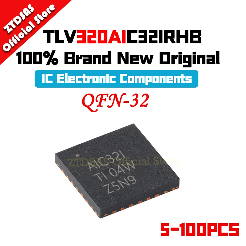 5-100pcs TLV320AIC32IRHB TLV320AIC32IR TLV320AIC32I TLV320AIC32 TLV320A TLV320 IC MCU QFN-32 Chip