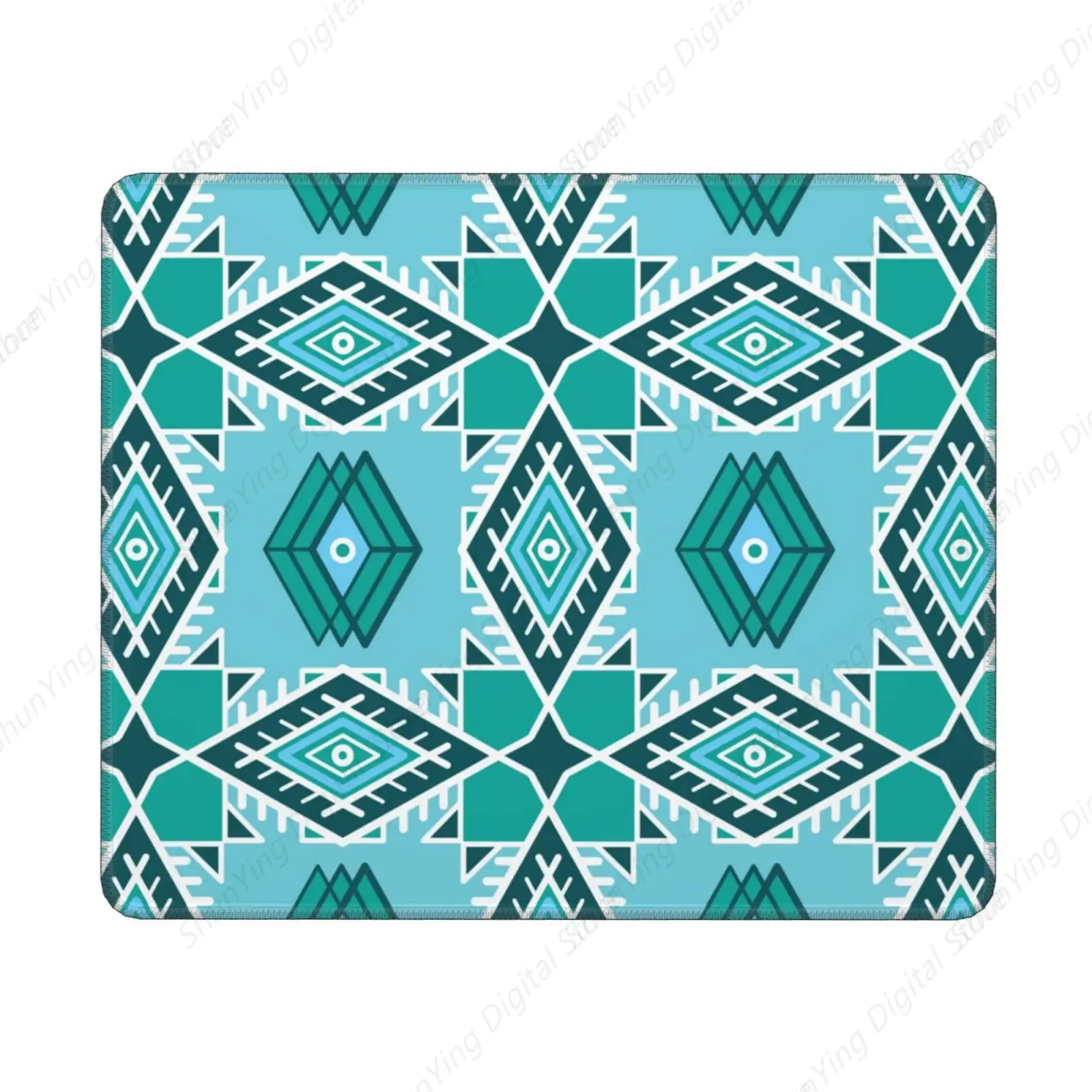 

Bohemian Green Fashion Mouse Pad Gaming Mouse Pad And Desktop Pad Non Slip Rubber Base Mouse Pad 25*30cm
