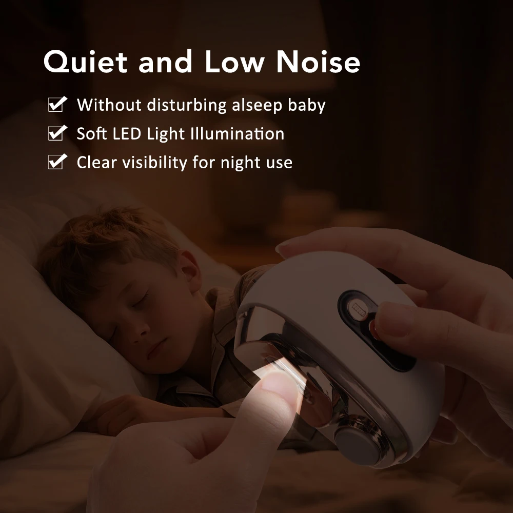 

Многофункциональный электрический триммер для ногтей с защитой от защемления, с подсветкой, автоматический полировщик для ногтей для детей и взрослых, ножницы для ногтей