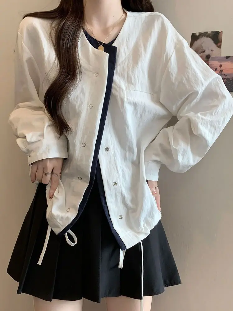 

Short Padded Jackets Autumn Women'S Clothing Fleece Lined Thermal Warm Winter Cotton Front Pocket Button Pure Simple Basic Style