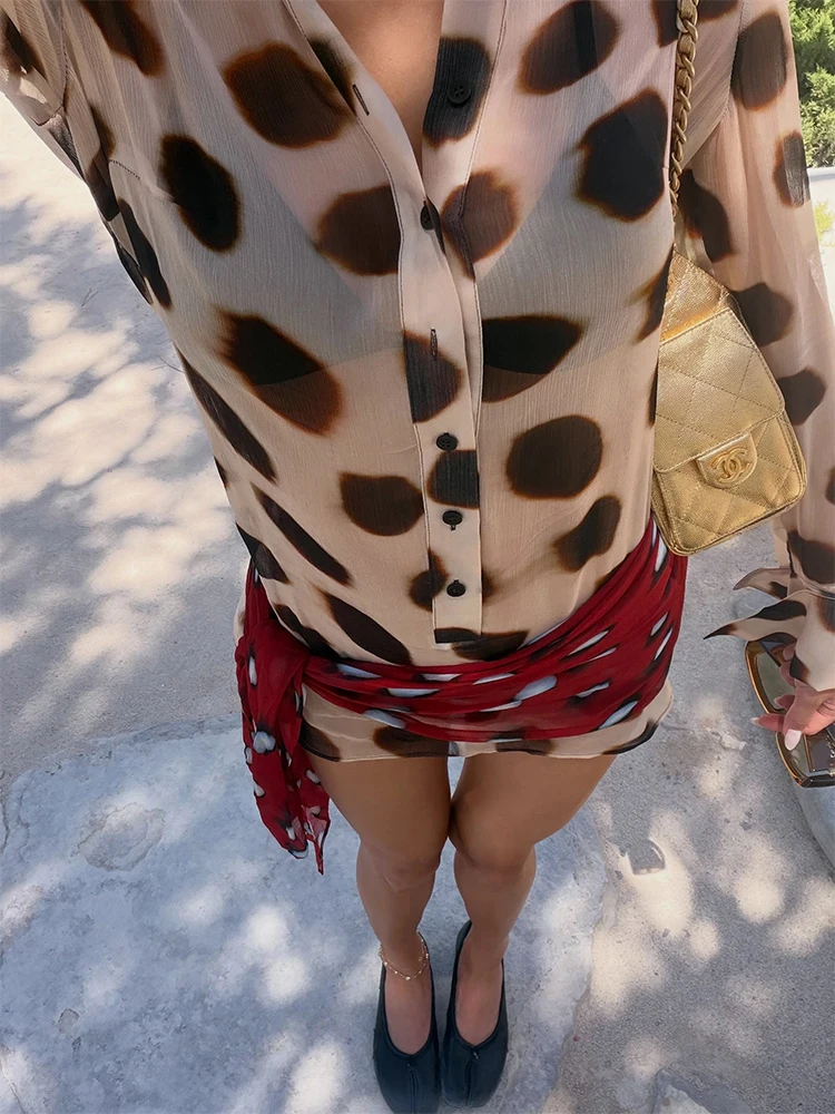 Leopard Printed Women's Short  - огляд і ціна Summer Clothing Sale Women