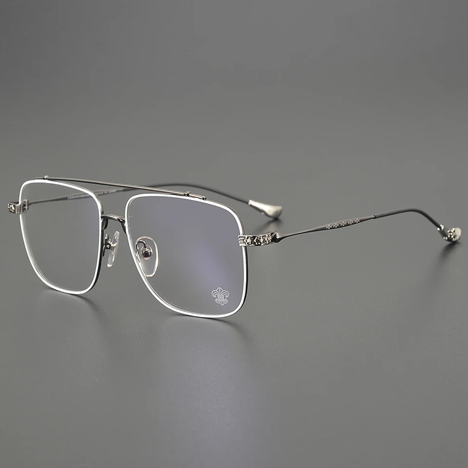

Men Prescription Glasses Retro Designer Luxury Brand Fashion Women Myopia Reading Titanium Eyeglasses Prescription Eyewear Frame