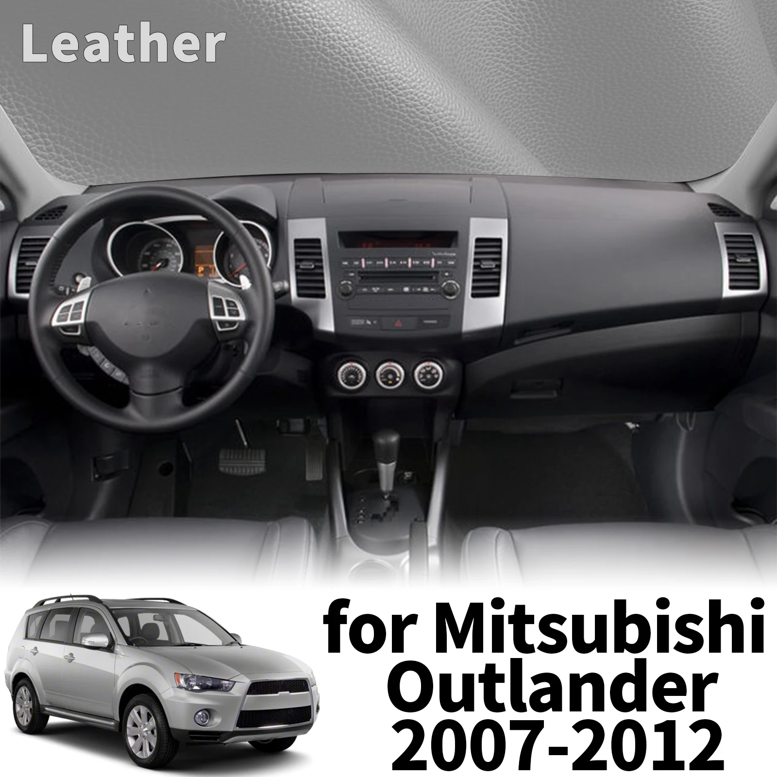 

fit for Mitsubishi Outlander 2007 2008-2012 LOGO Car Dashmat DashMat Sunshade Dashboard Cover Pad Protective Carpet Accessories