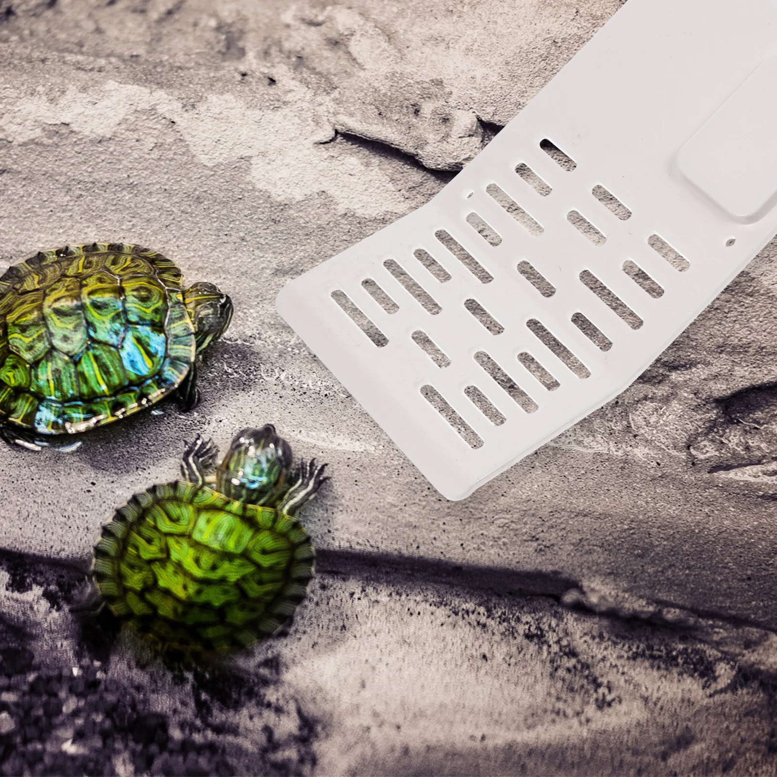 2Pcs Tortoise Basking Platform Faderesistant Floating Reptile Ramp Simple Structure Aquarium Accessories Turtle Basking Platform