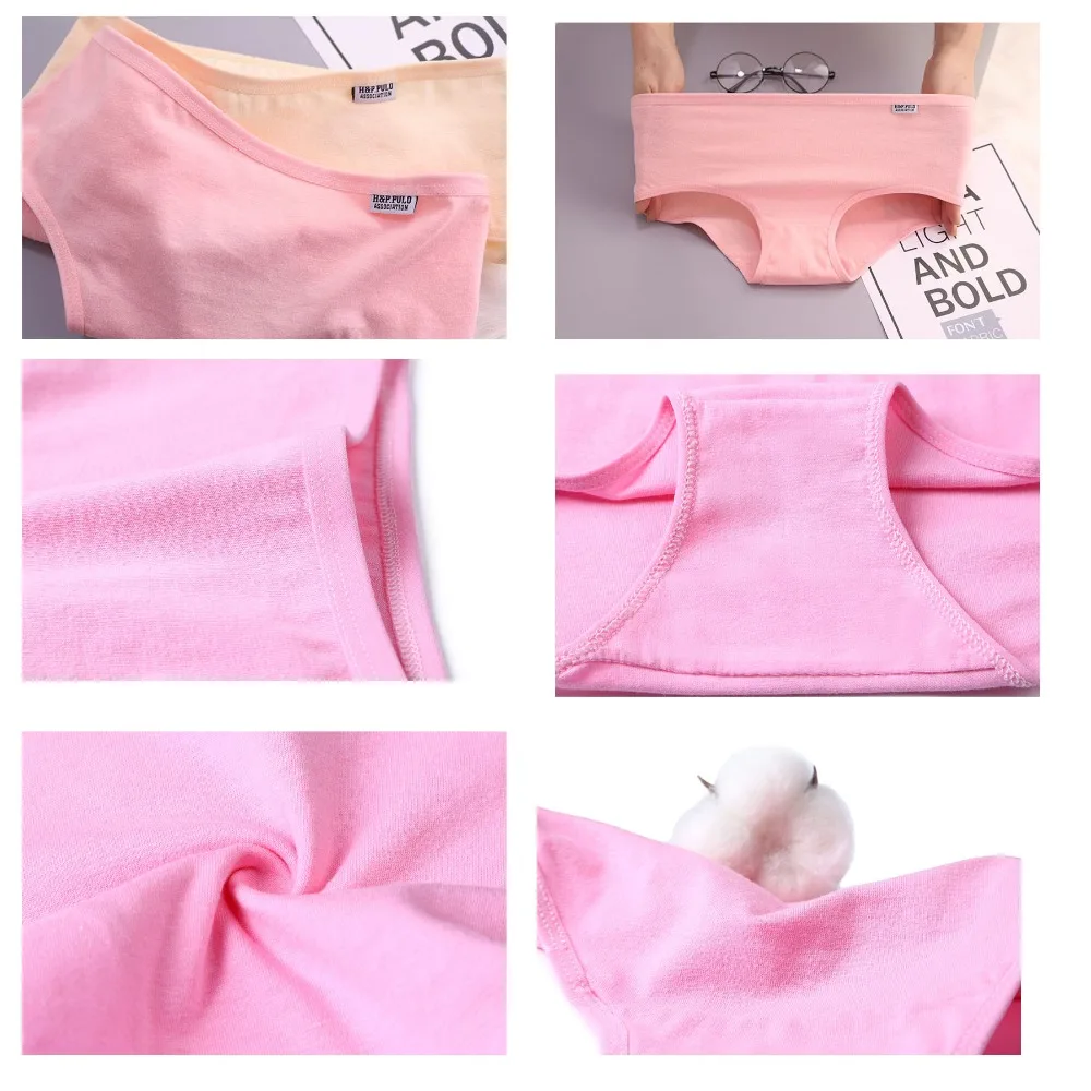 4 pz/lotto slip per ragazze mutandine intimo per adolescenti in cotone Little Toddler 8-14Y