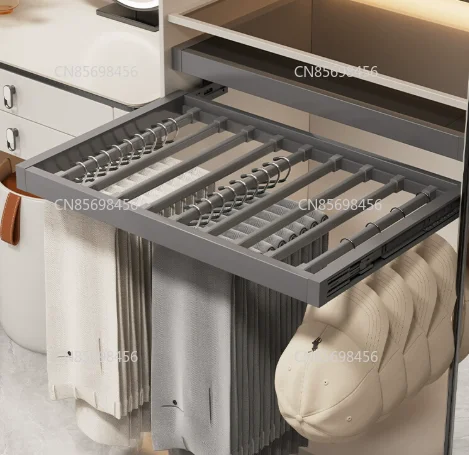 

Built-in Telescopic Multi-function Pull-out Pants Pull-out Rack Household Hanging Pants Slide Rail Storage