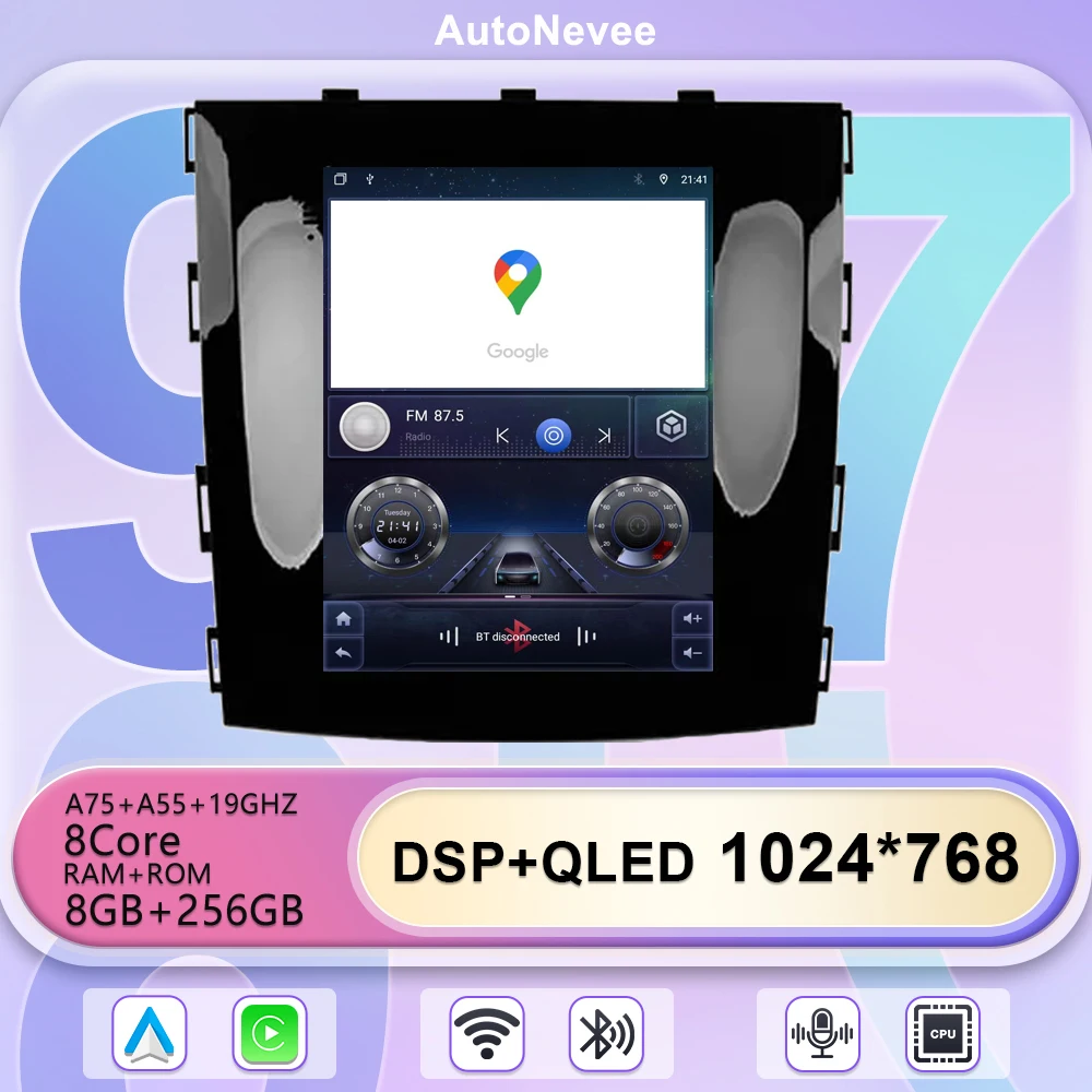 

9.7inch For GREAT WALL For Hover Haval H9 2015 - 2019 For Screen Car Radio Video Player Android No 2Din DSP IPS DVD