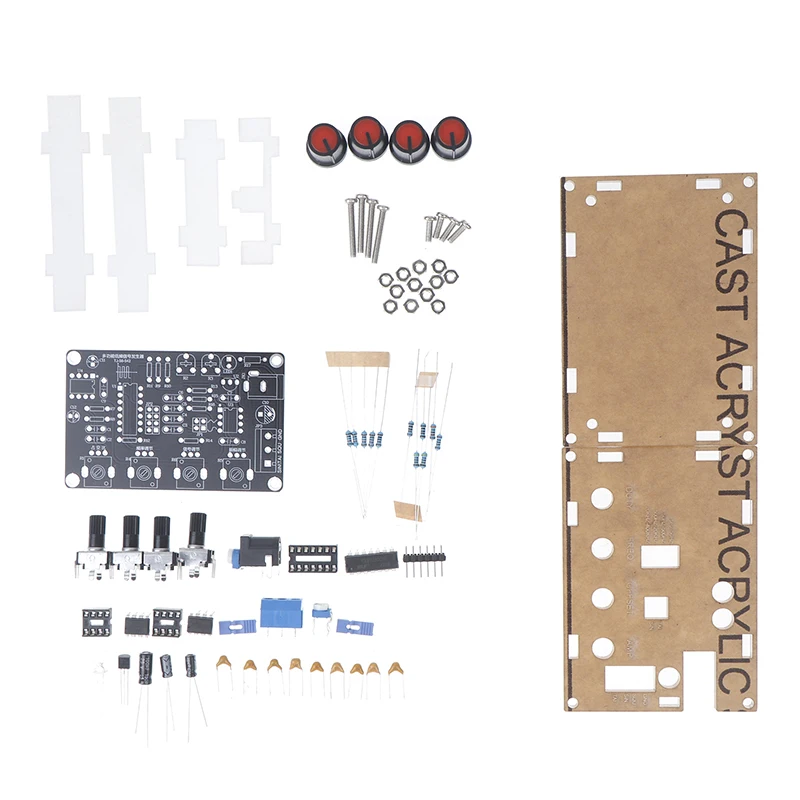 ICL8038 Signal Generator DIY Kit Sine/ Triangle/ Square Sawtooth 5Hz-400kHz Adjustable Frequency Amplitude Experiment Kit