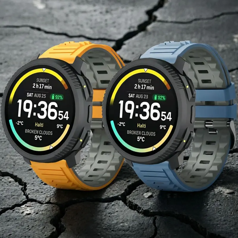 22mm Silicone Braided Strap For Suunto Vertical 2/RACE S/Run/Ocean Replacement Fabric WatchBand For Suunto 5 9 Peak Pro Bracelet