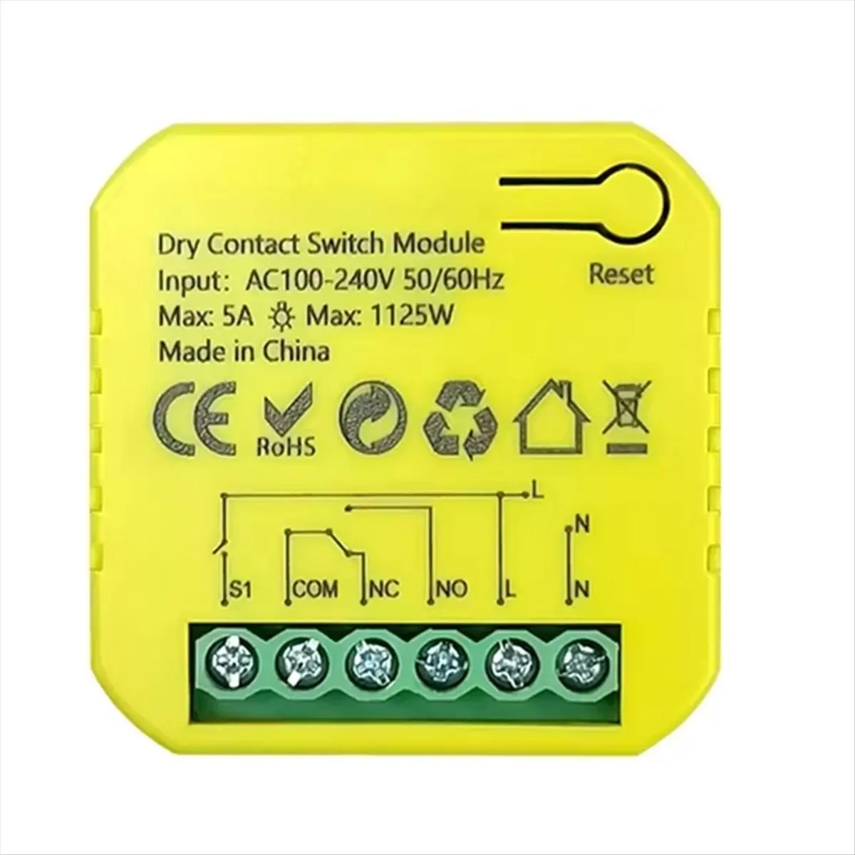 L73A NEW Tuya Smart ZigBee Dry Contact Switch Relay 5A App Remote Control Timing DC12/24V AC100-240V Supports Home