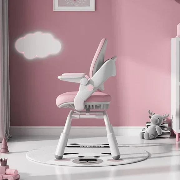 

High Kids Chairs Children Child Children Growing Schoolboy Room Armchair Children's Stool Muebles Infantiles Auxiliary Furniture
