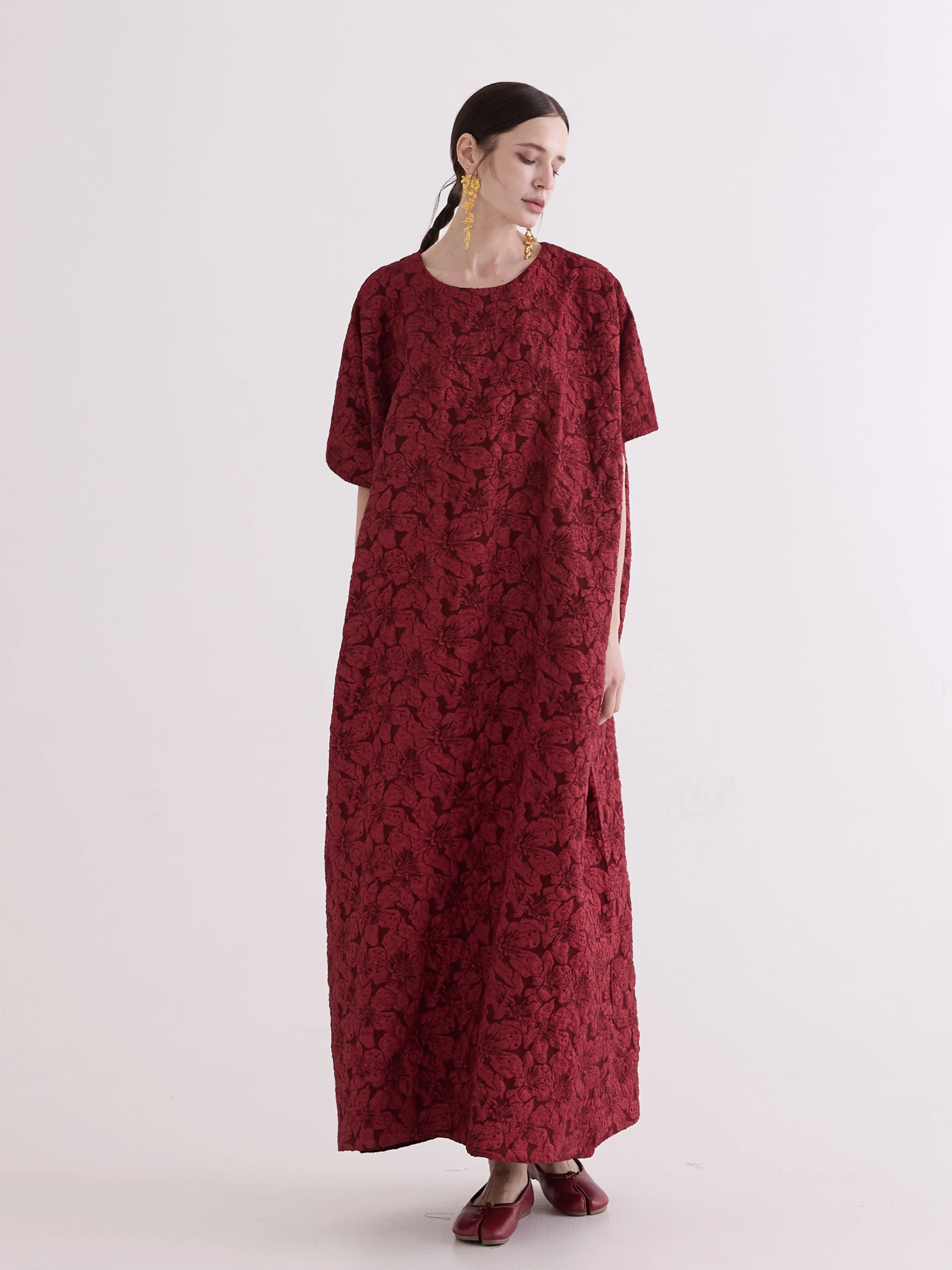 

Элегантное летнее платье Y114 в богемном стиле, свободного кроя, с коротким рукавом и круглым вырезом, европейская мода