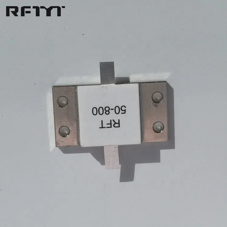 RFTYT 1000W 800W 500W 400W 250W 50 ohm RF Flanged Resistor Film Resistor