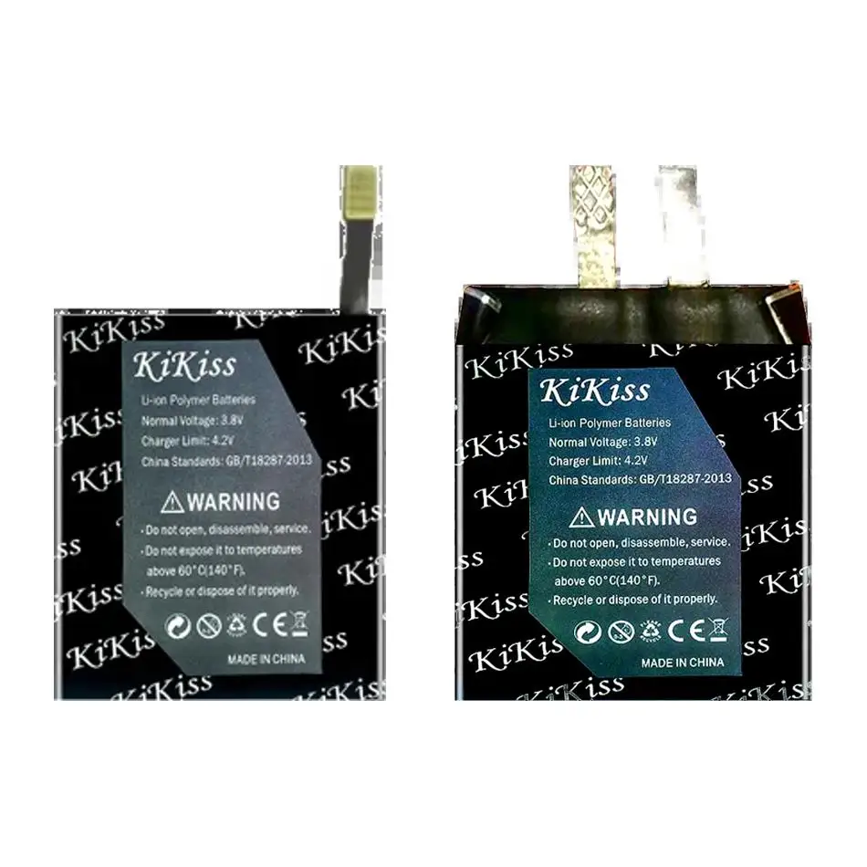 Watch Battery Stable PL372427V ( With Wires ) PL372427V ( NO Wires ) 420-500mAh