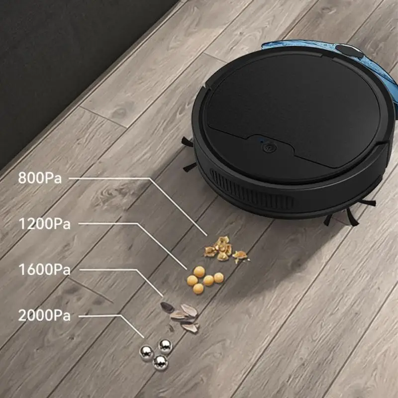 3 in-1自動水タンクブラシモップダストスイークモッピングバキュームクリーナーロボットN58d