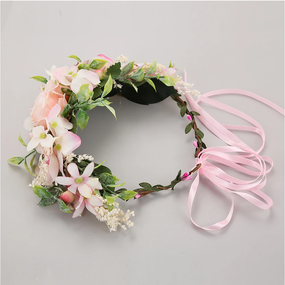 

Simulated Rose Headdress Floral Headband Beautiful Design Look Bridal Rose Headwear Sweet Elegant Hairband Matching
