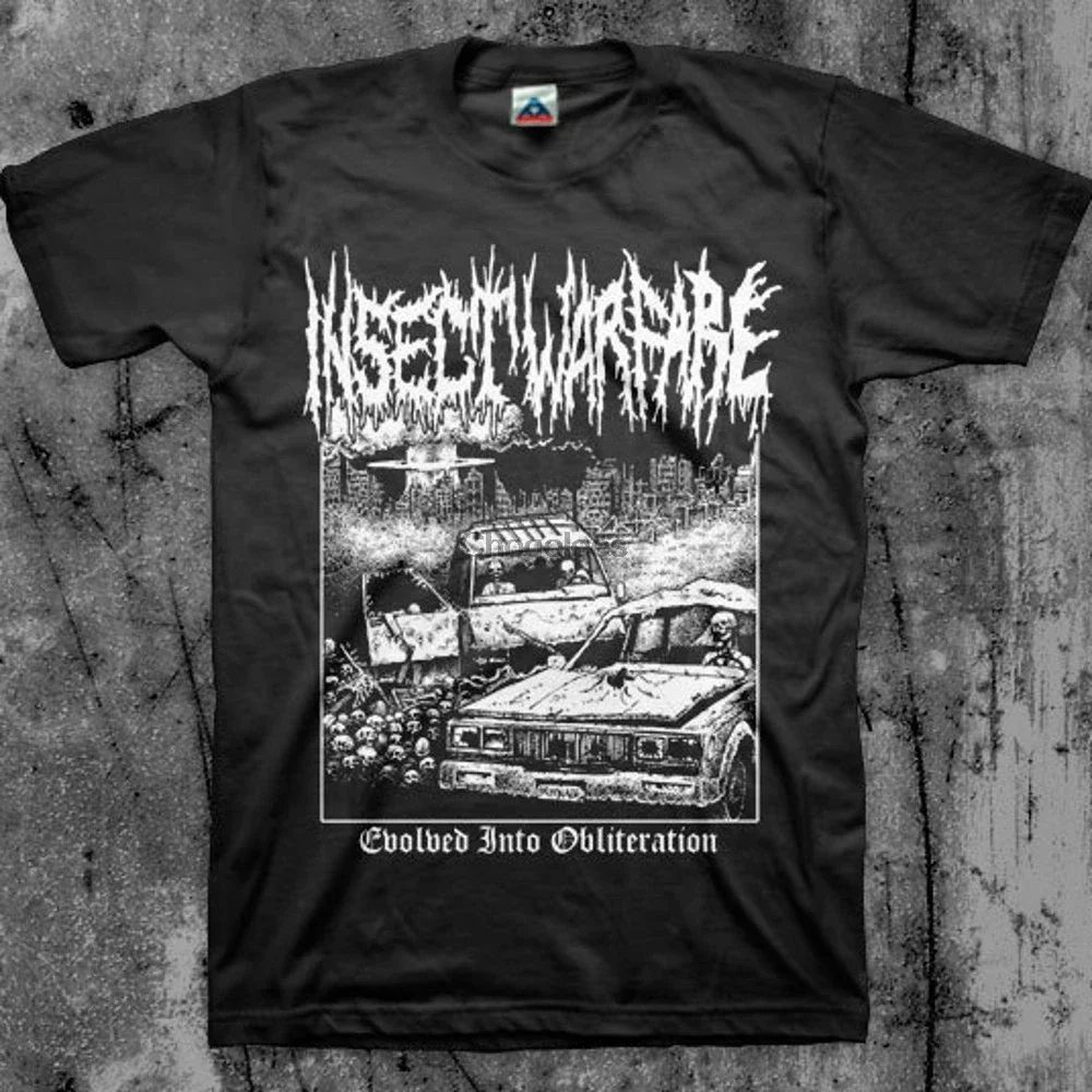 Insect Warfare t-shirt grindcore band(2)