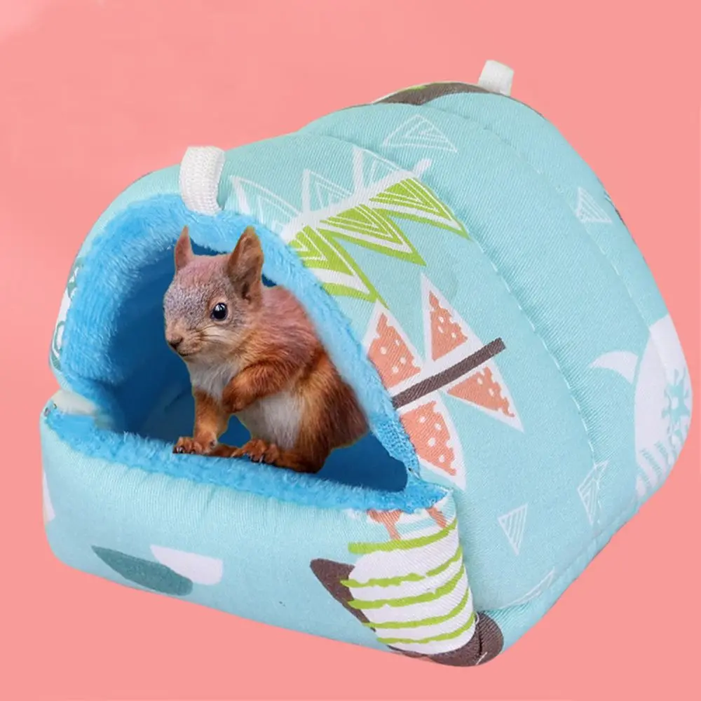 Comfortable Hamster House Small Animal Sleeping Bed Soft Guinea Pig Nest Warm Mat Mini Cage For Rabbit Squirrel Mat