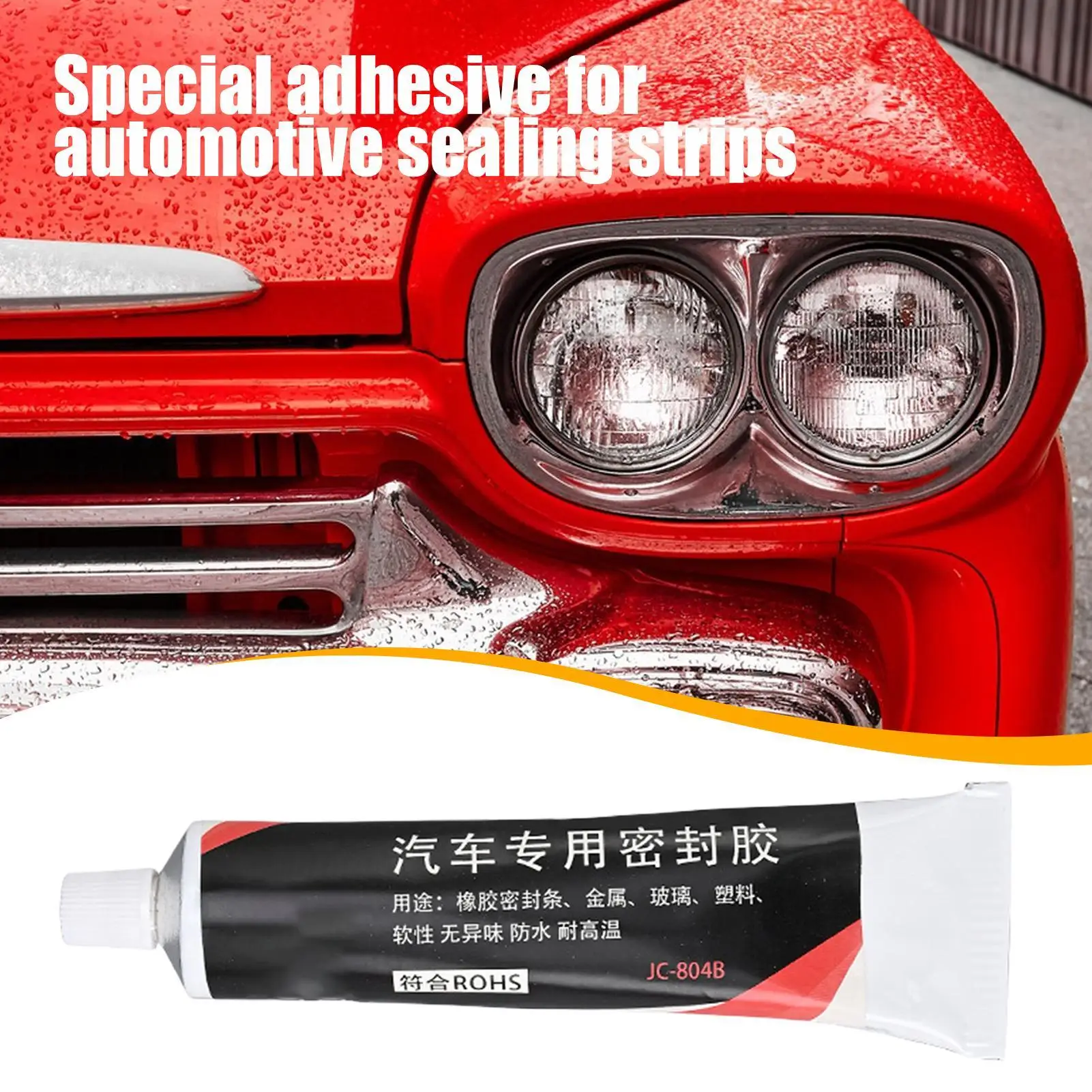 Pegamentoespecialparatirasdeselladodeautomóviles,componenteselectrónicosdelchasisdeltechosolar,selladorimpermeabledealtatemperaturade50/100ml