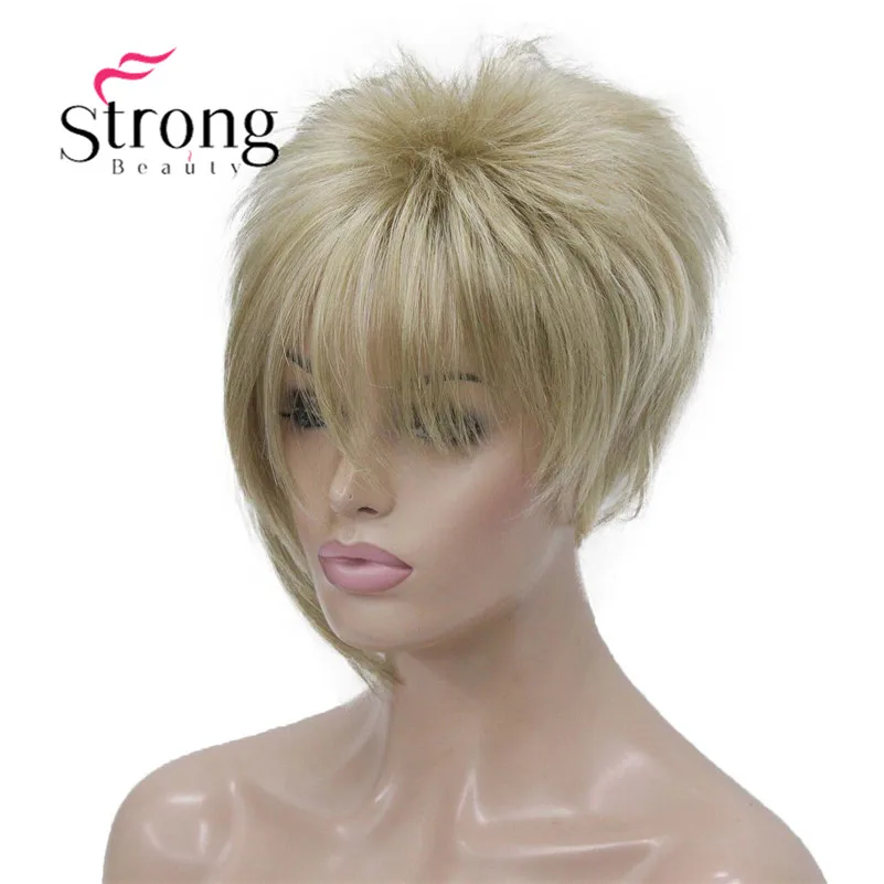 StrongBeauty Short Cute Straight Wig Synthetic Hair Women\'s Party Cosplay Wig