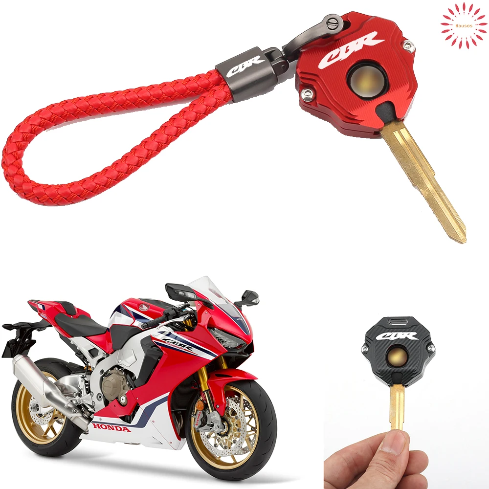 Per HONDA CBR CBR650R CBR600RR CBR1000RR CBR500R 650R 600RR 1000RR Chiave Del Motociclo Caso Della Copertura Borsette Portachiavi Catena Accessori