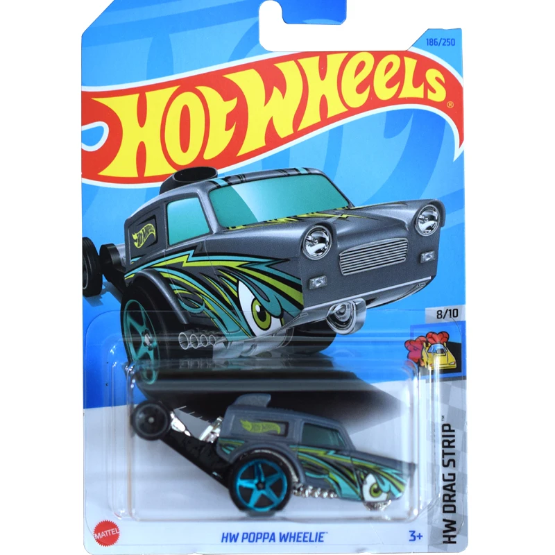 

2023-186 Hot Wheels Cars HW POPPA WHEELIE 1/64 Metal Die-cast Model Collection Toy Vehicles