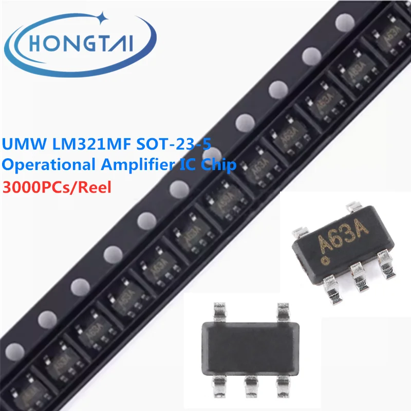 3000PCs/Reel Free Shipping UMW LM321MF SOT-23-5 Operational Amplifier IC Chip Original New