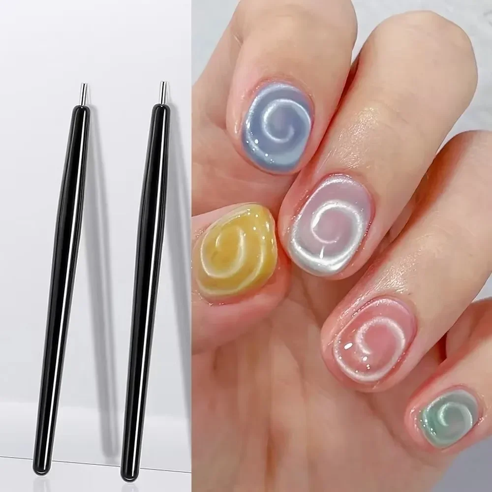

Fashion Magnetic Nail Art Magnet Pen 3D Professional Nail Polish Tool Magnetic Picker Tool Girl