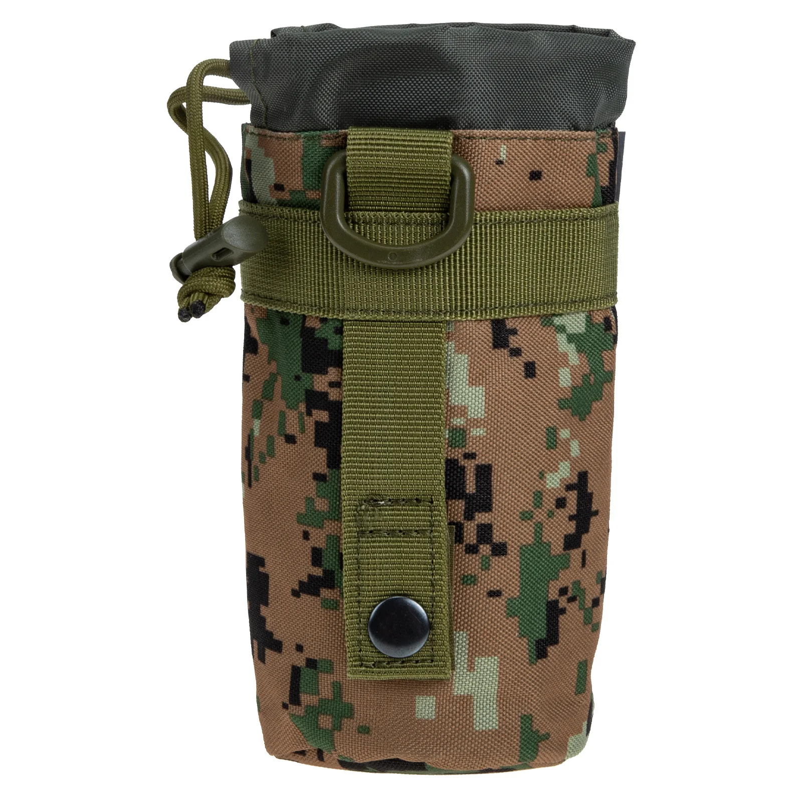 

Nylon Insulated Camouflage Water Bottle Bag Lightweight Waterproof Non-Skid Outdoor Carrier Pouch for Hiking Camping Travel
