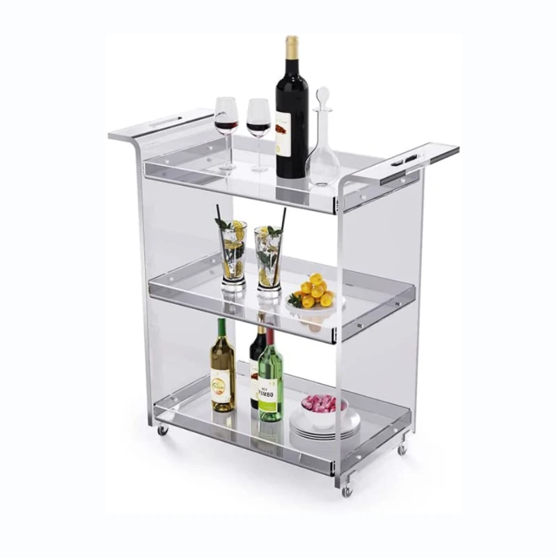 clear acrylic fresh look kitchen perfect unmatched style trolley