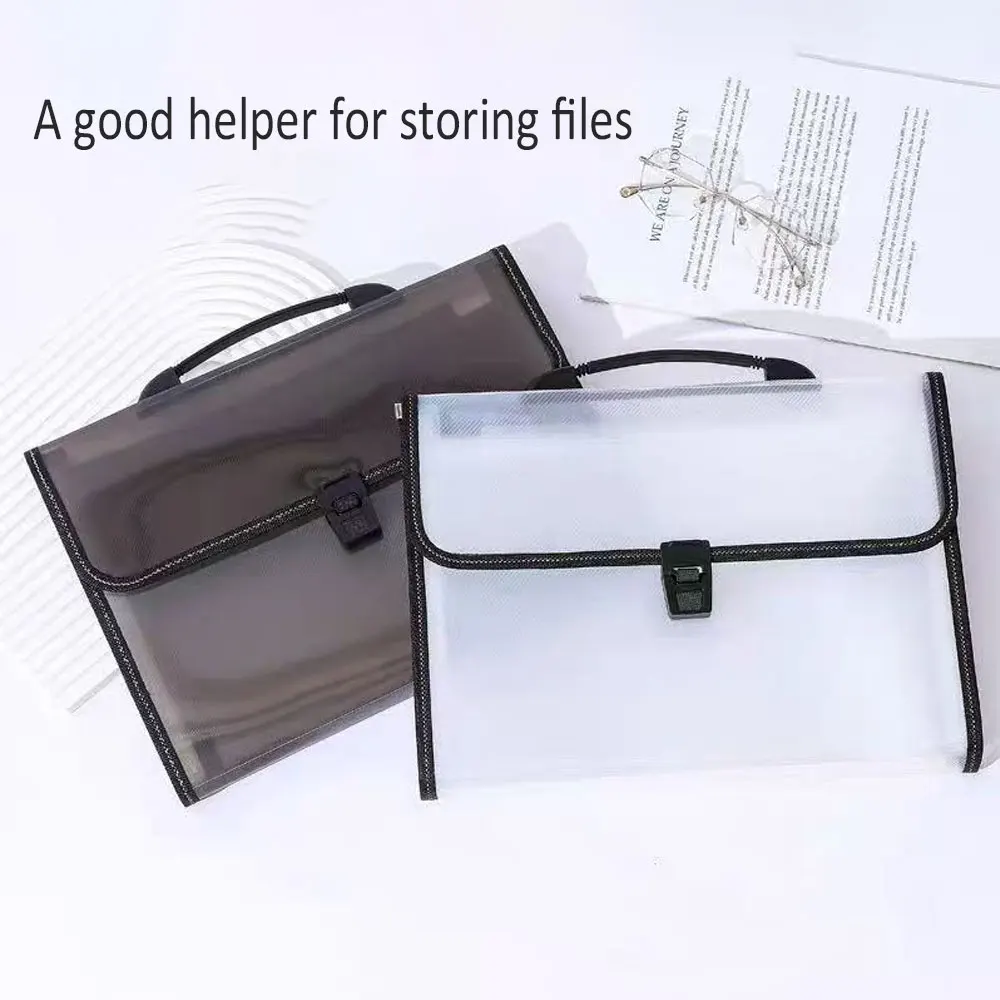 1PC Twill Portable Accordion Bag, 13 Layers of Large-Capacity Folders, Easy to Classify and Store Files. 4
