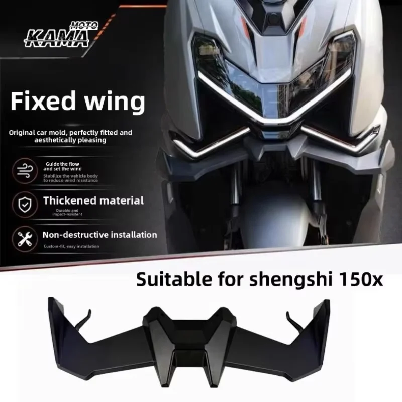VOGE 150X 2026 Motorcycle Front Lower Lip Decorative Deflector, Aerodynamic Wind Wing, External Modified Scooter Accessories