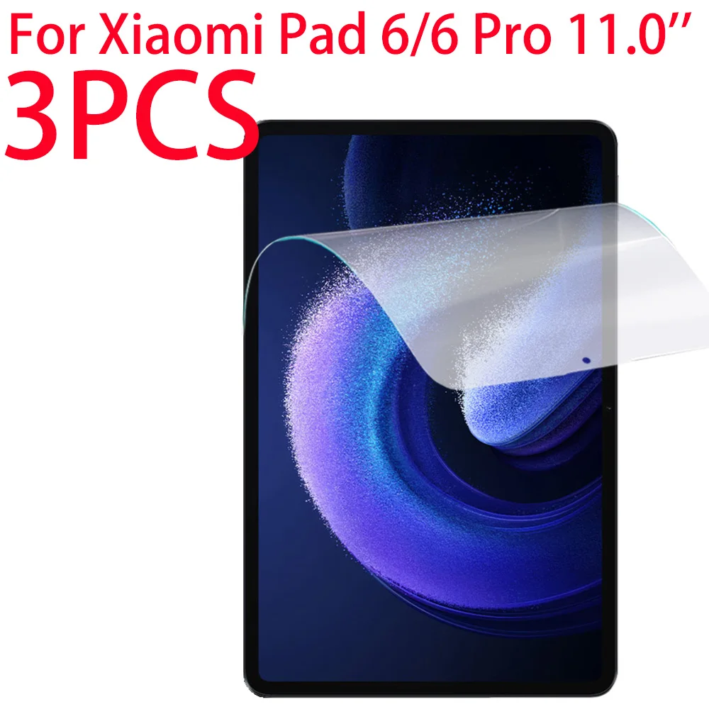 

3 Packs PET Soft Film Screen Protector For Xiaomi Mi Pad 6 / 6 Pro 11.0 inch 2023 Protective Film For Xiaomi Pad 6Pro