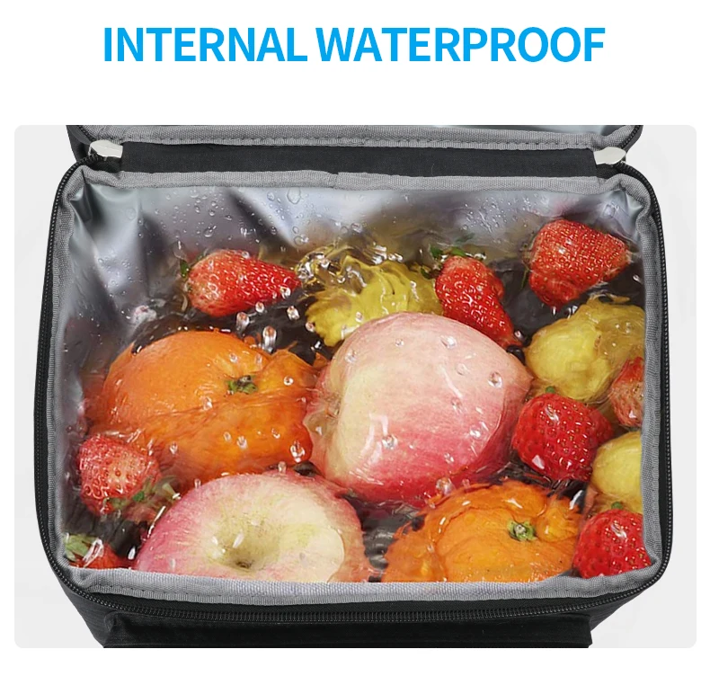 Thermo-Picknick-Kühlrucksack mit großer Kapazität, Outdoor-Camping-Mahlzeit mit Flaschenöffner, 100 % auslaufsichere, isolierte Bierkühltaschen – Detail 6