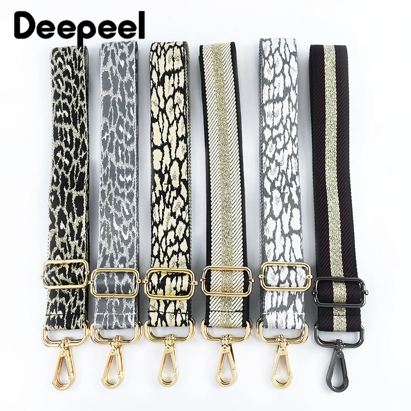 38mm Replacement Handbag Strap Leopard Shoulder Straps Adjustable Crossbody Belts for DIY Women Bag Belt Replace Accessories