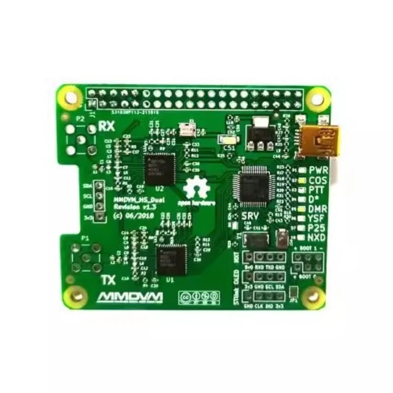 Scheda principale MMDVM Scheda hotspot Raspberry Pi Duplex con antenna
