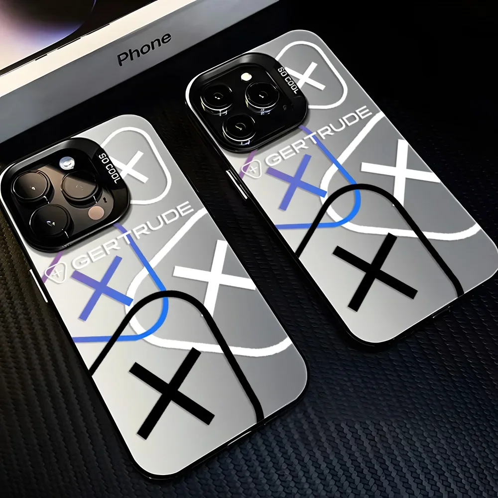 شعبية G-Gertrudes الأزياء الإبداعية آيفون حالة 16 15 14 13 12 11 برو XR XS ماكس 7 8 زائد لينة الهاتف Y2k غطاء #4