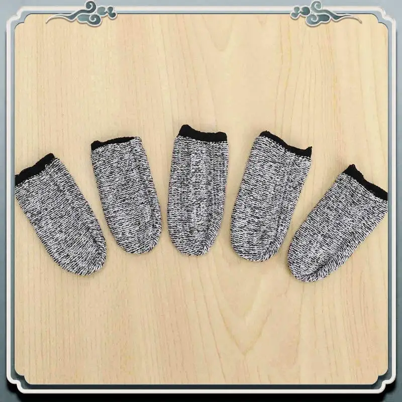 AC76-200 Buah Pelindung Jari Anti-Potong, Pelindung Jari yang Dapat Digunakan Kembali, Cocok untuk Pekerjaan Dapur dan Pahatan