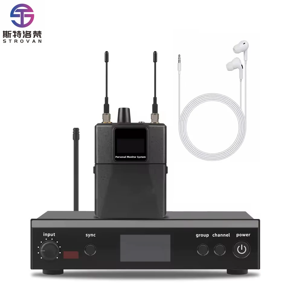 

Professional PSM300 Wireless In-Ear Stereo IEM System with 50M Range and Data Cable for Stage Performance
