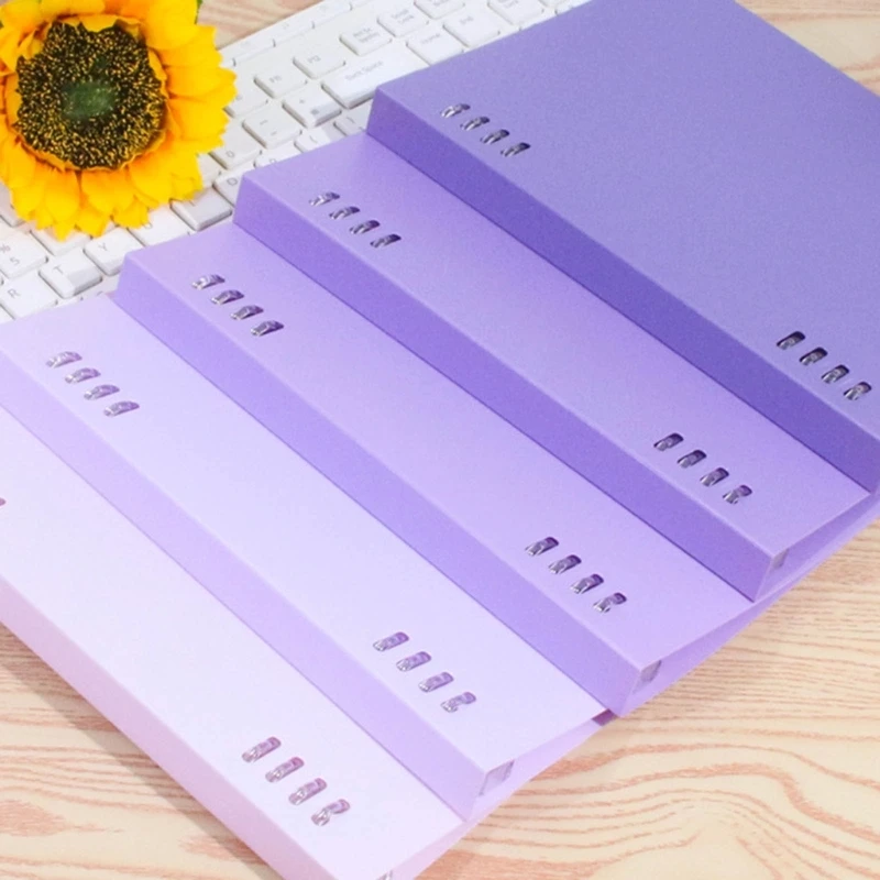 Многофункциональная папка-переплет с кольцами для переплета из полипропилена. Крышка для переплета Push-Pull.