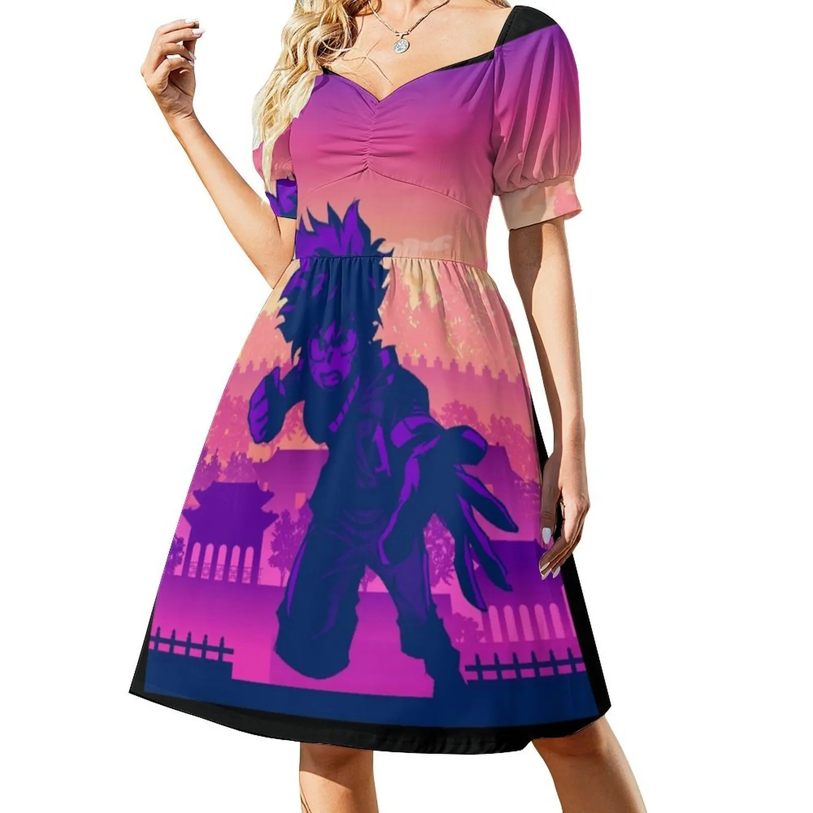 فستان باكوغو بوهو أنيق أنيق لحفلات الزفاف على الشاطئ فستان Deku Deku Boku No Hero Deku Anime Deku ملابس نسائية #2