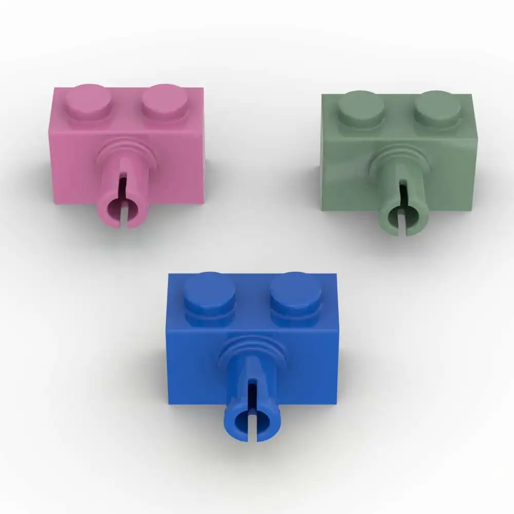 

MOC 10PCS Modified 2458 1x2 With Pin Building Blocks Kit High-Tech Connector Bricks Educational Idea Toys Children Birthday Gift