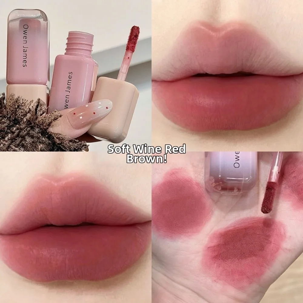 New Satin Finish Matte Lip Gloss Moisturizing Long-lasting Lip Makeup 2.5g Creamy texture Lip Sticks for Girls Women