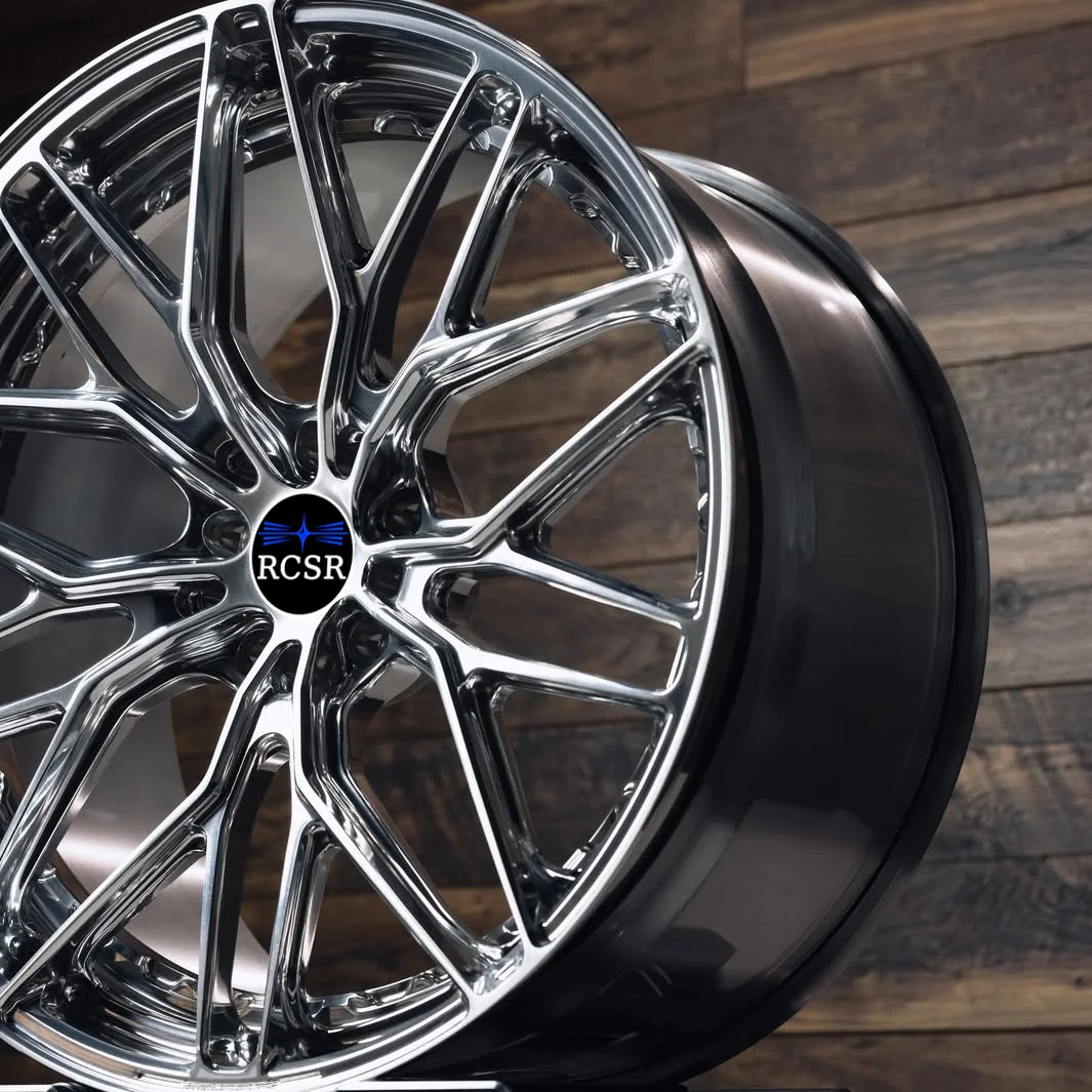 RCSR New Forged Custom One- Piece Multi-Spoke Wheels Polished 17 18 19 20 21 22 23 24 Inch Made by Alloy Aluminium 6061