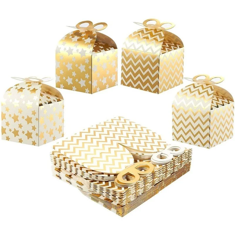 

Gold Square Butterfly Gift Box Baby Shower Small Boxes for Gifts Cosmetic Packaging Candy Boxes Packaging for Wedding Favors