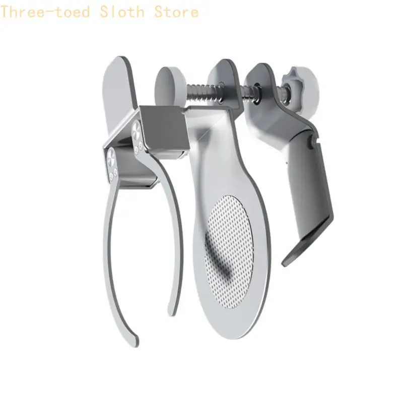 Desk Mount Aluminum Cup Organizers Underdesk Headphone Stand Hanger Full Circles E74A - view 5